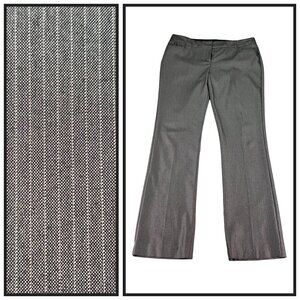 Express Design Studio Women’s Gray Pinstripe Dress Pants Size 10R Work Slacks